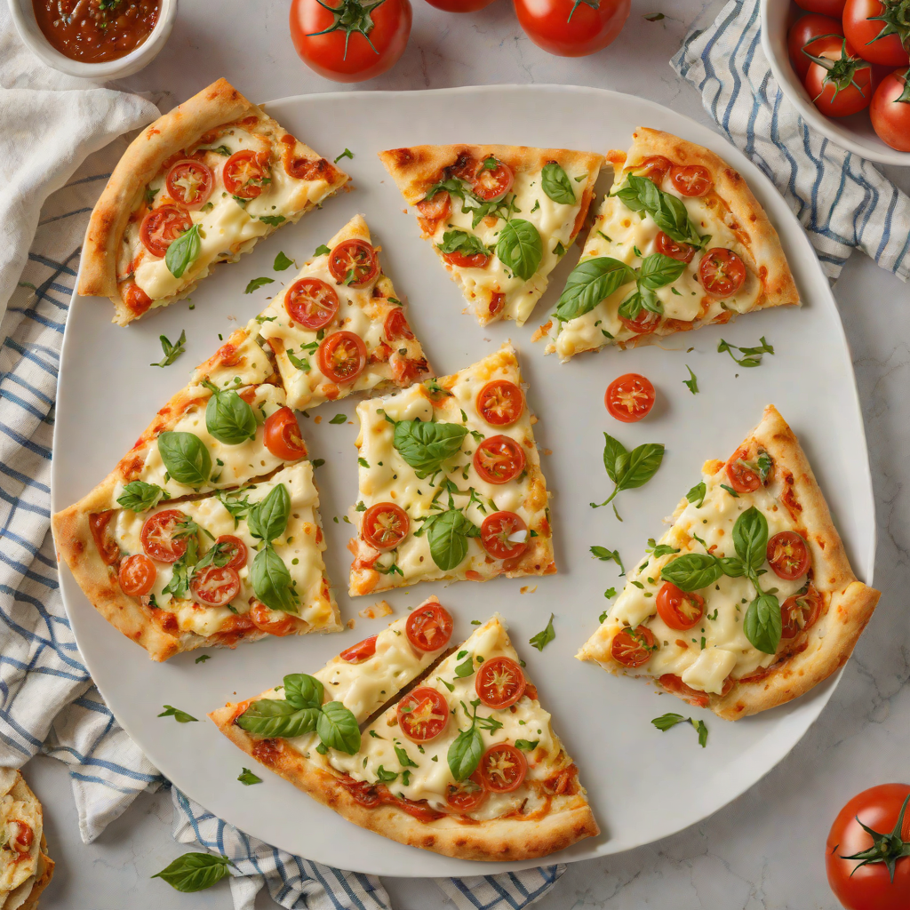 Quick No-Yeast Skillet Cheese and Tomato Flatbread