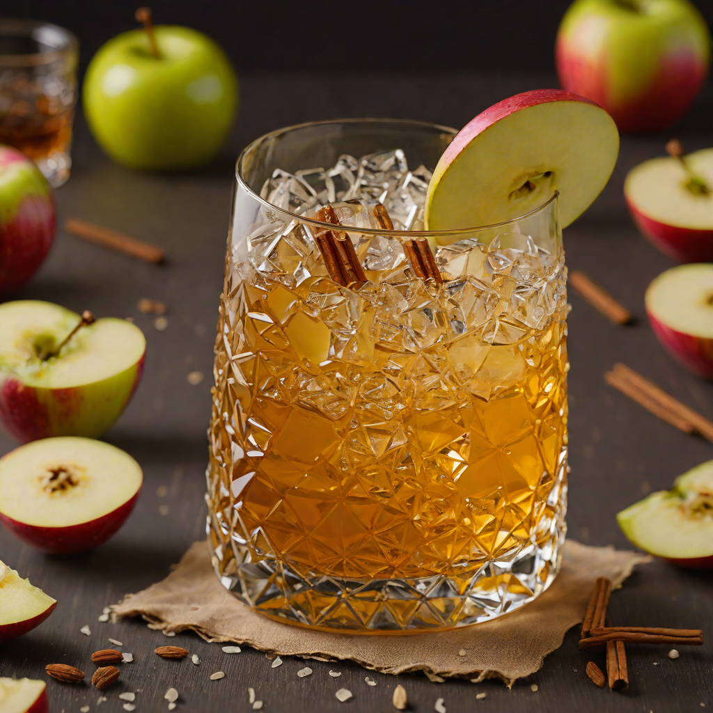 Crisp Rye Whiskey Apple Cider Old Fashioned