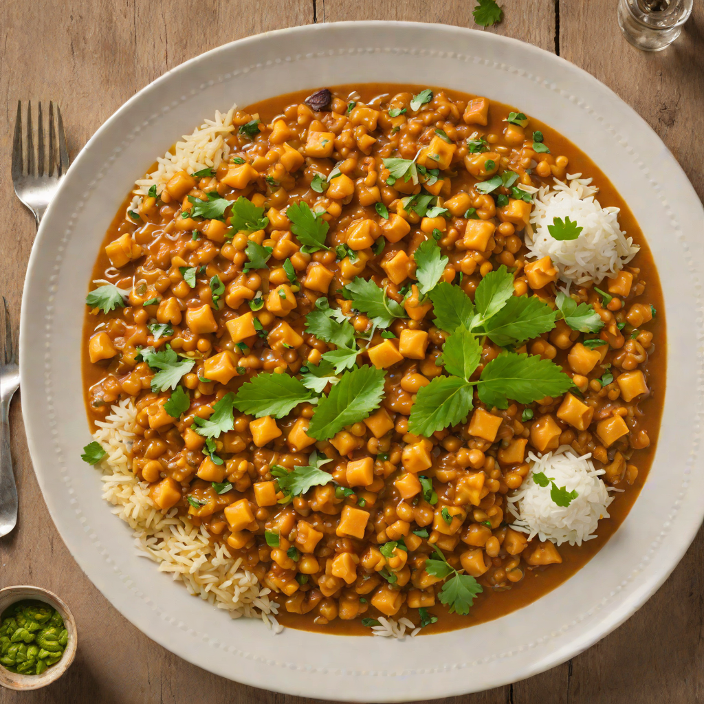 Moroccan Lentil and Chickpea Curry