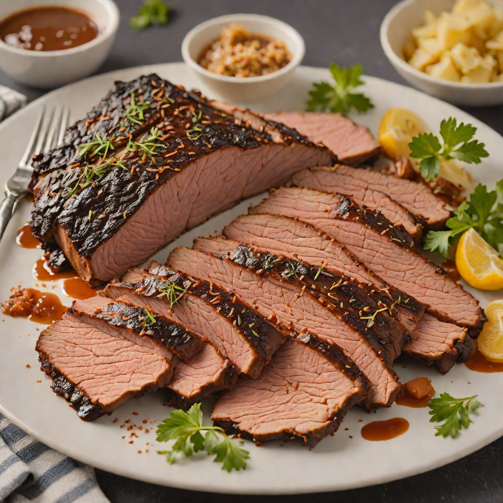 South Texas Smoked Brisket with Dry Rub