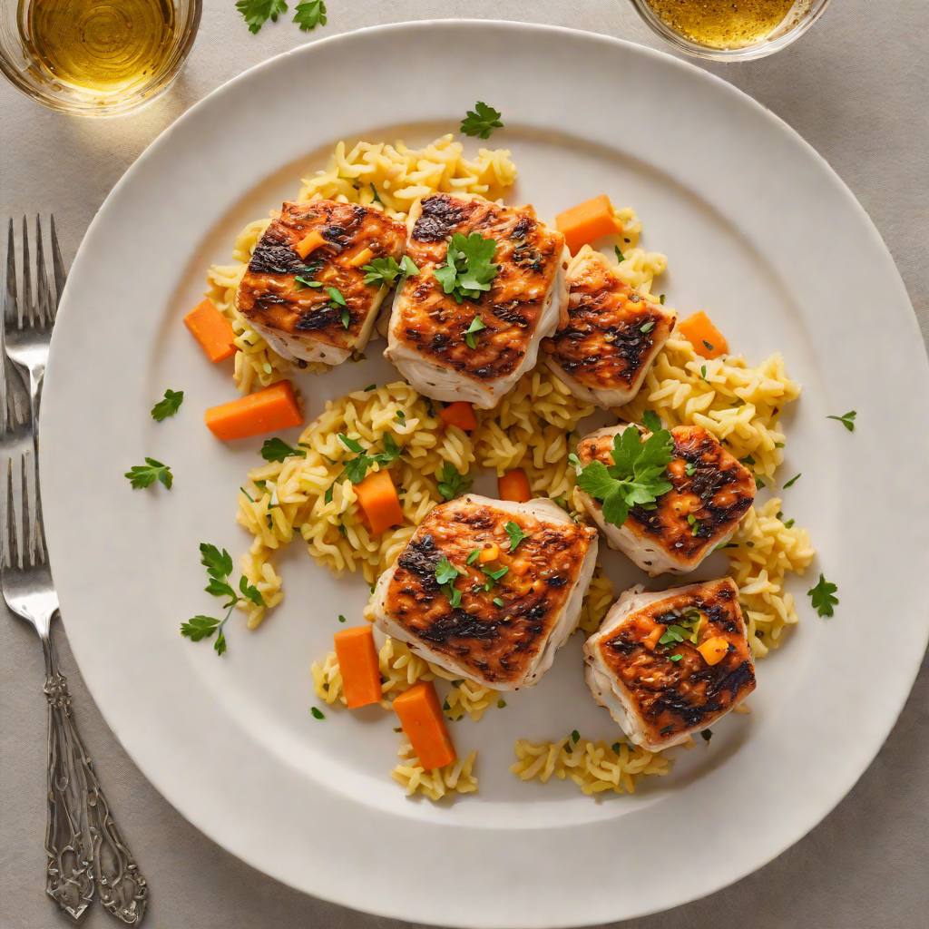 Pan-Seared Chicken Thighs with Roasted Carrot and Parsnip Mash