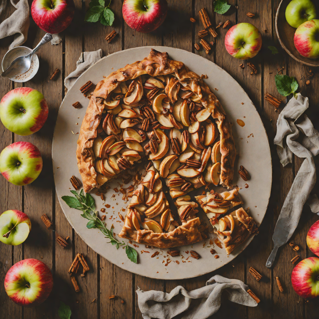 Half-Baked Apple Cinnamon Galette