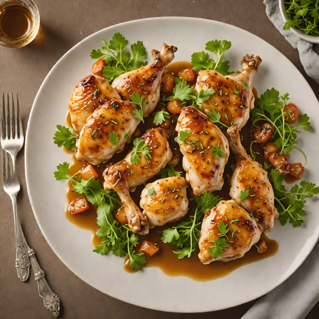 Sautéed Chicken with Honey-Herb Glaze