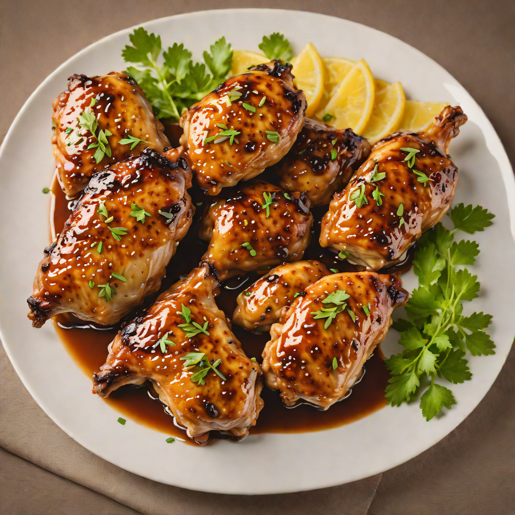 Grilled Maple-Glazed Northern Chicken Thighs