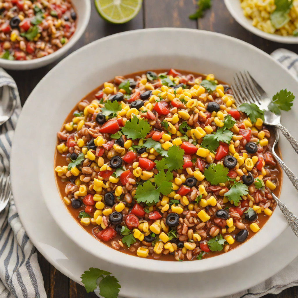 Smoky Black-Eyed Pea and Corn Chili