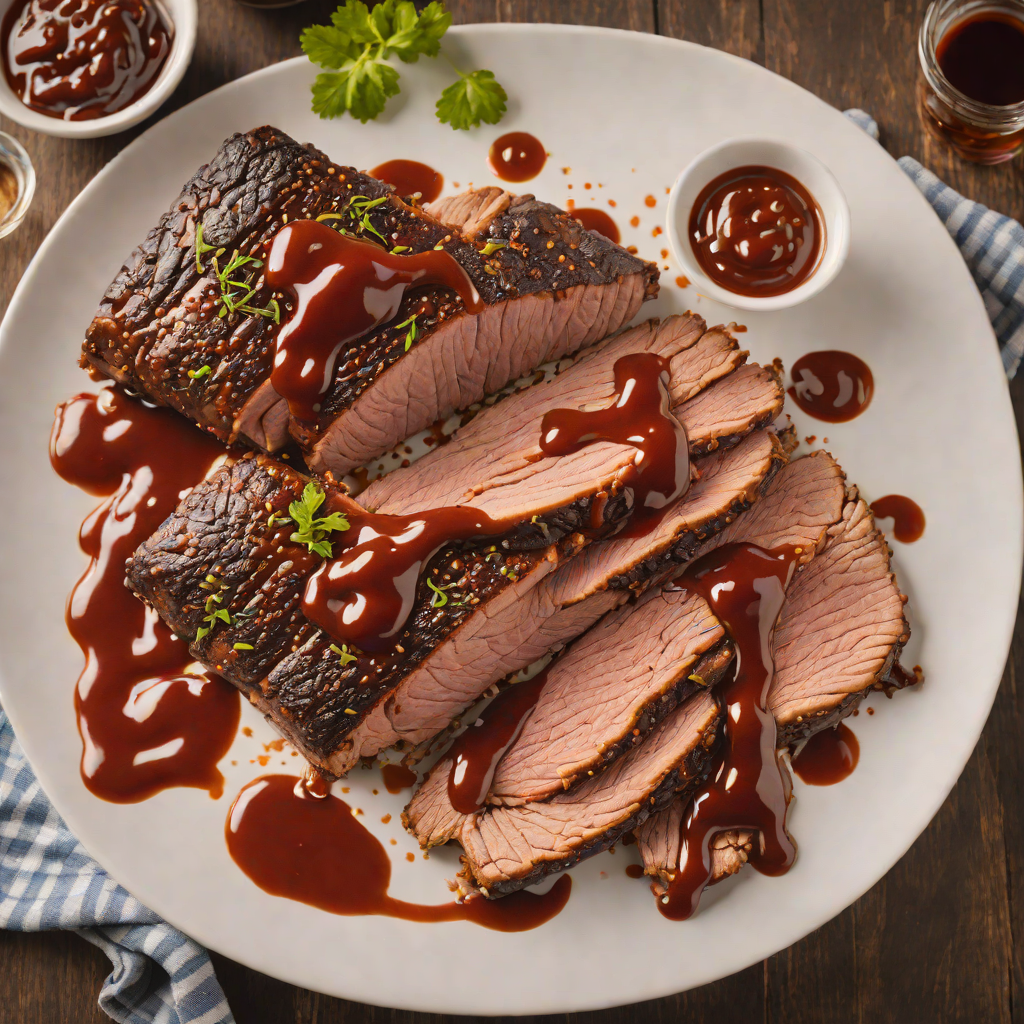 Butcher Paper Smoked Brisket with Custom BBQ Sauce