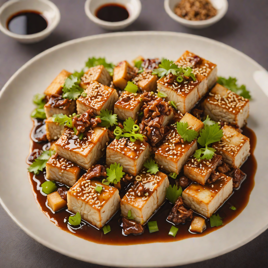 Hsinchu-Inspired Braised Tofu with Minced Pork and Soy Sauce