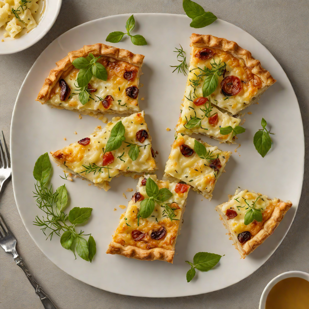 Rustic Gex-Style Herb and Gruyère Cheese Tart
