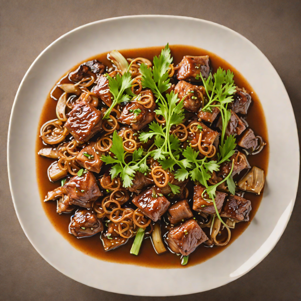 Stewed Lemongrass Pork with Caramelized Shallots