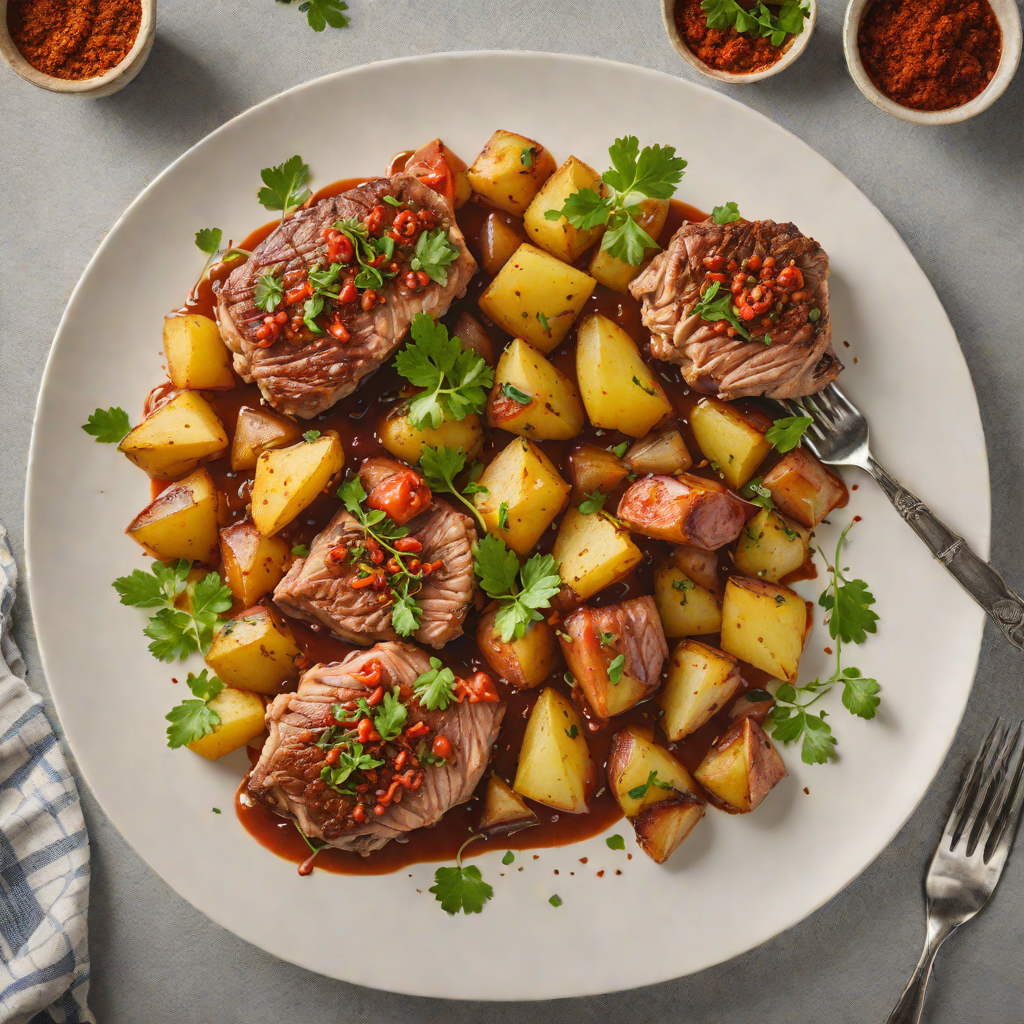 Slow-Cooked Spanish Pork with Smoked Paprika and Potatoes