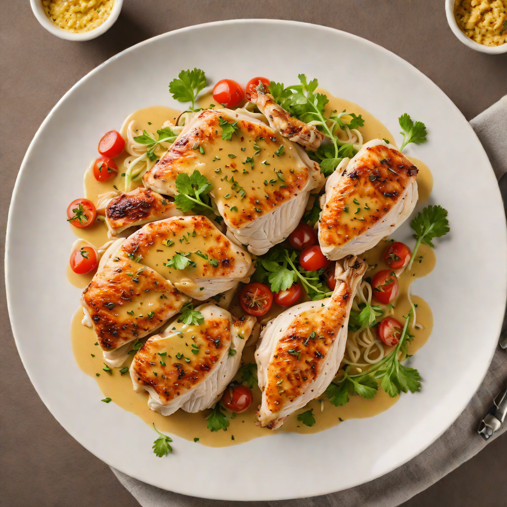 Pan-Seared Chicken with No-Sugar Mustard Sauce