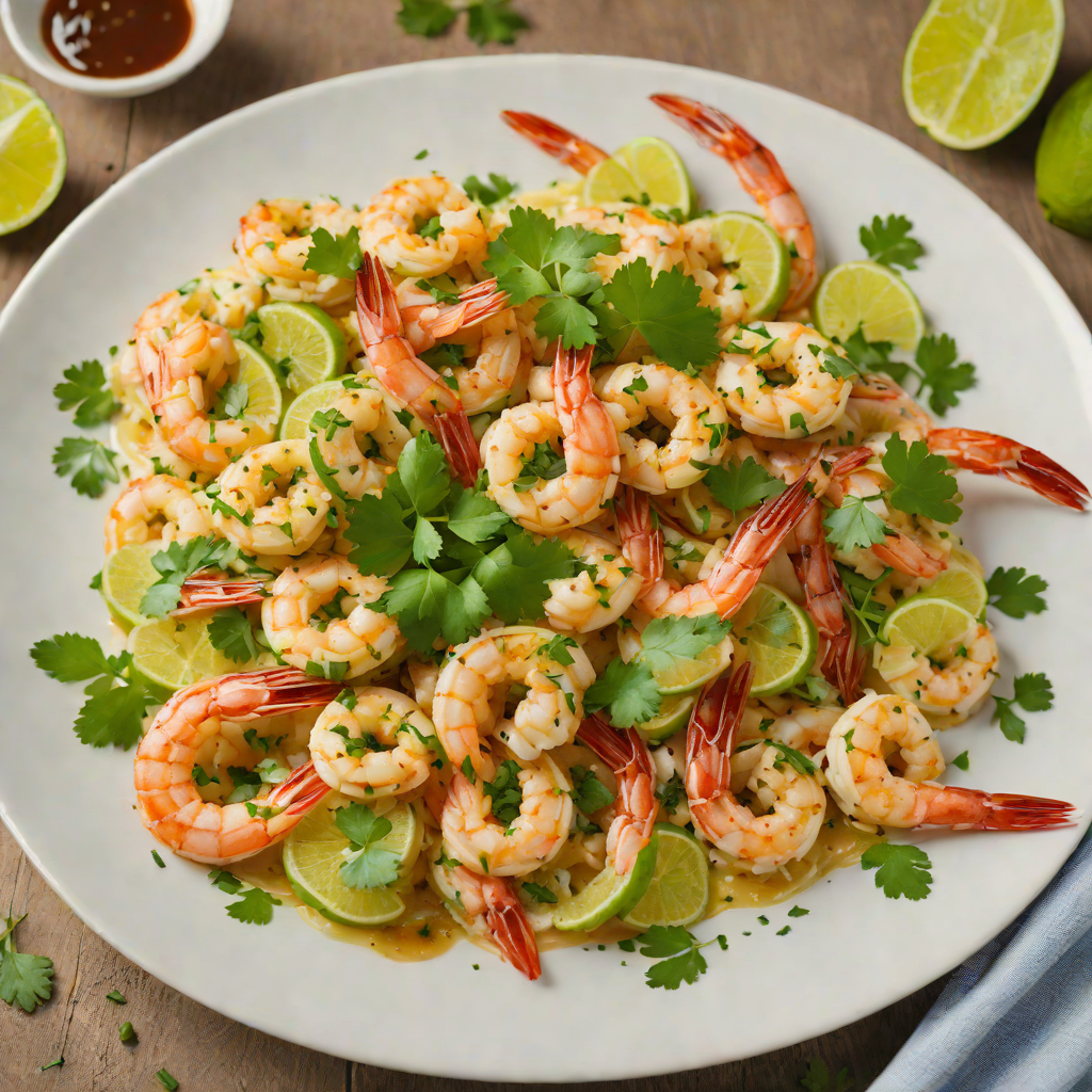 Sautéed Shrimp with Zesty Cilantro-Lime Sauce