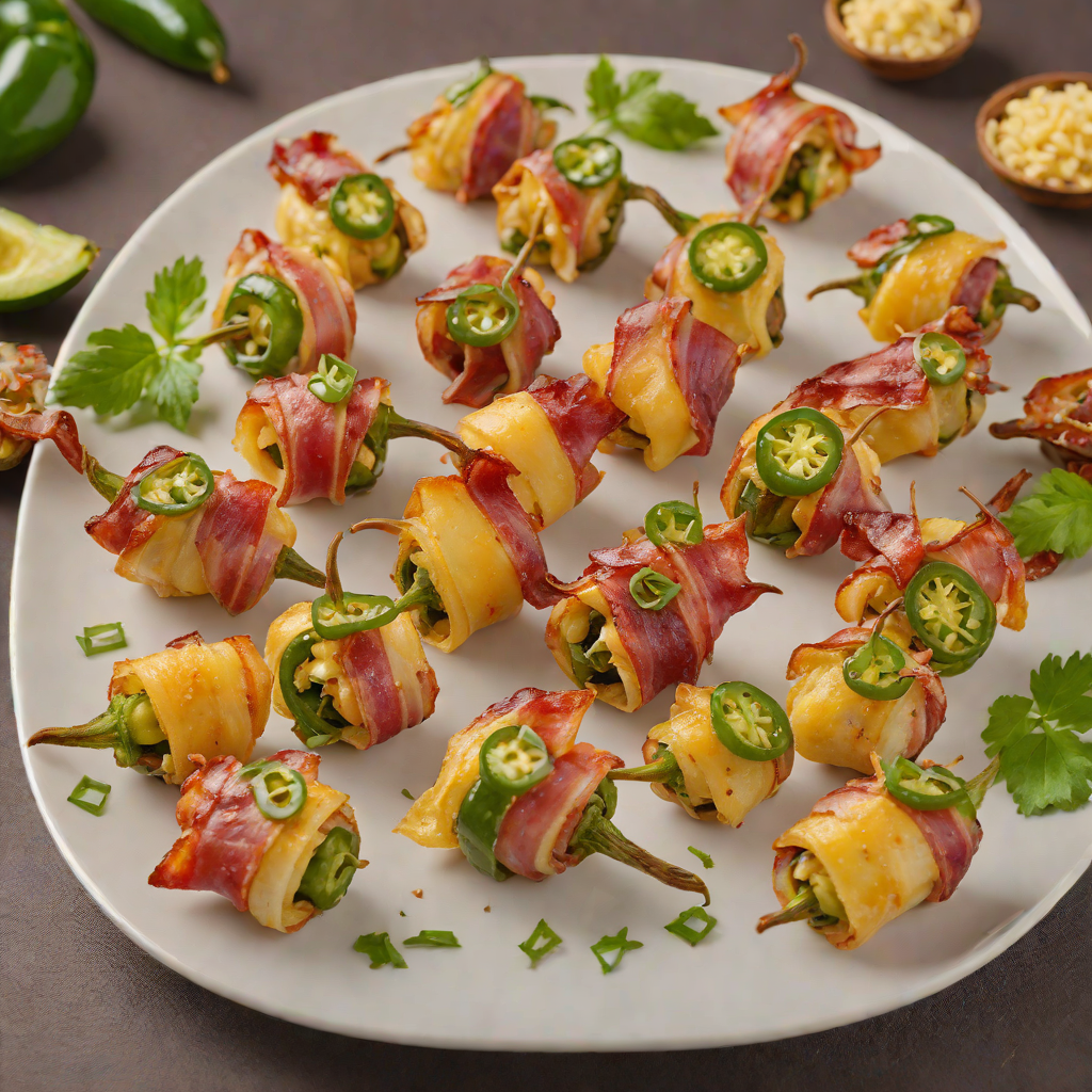 Cheese-Stuffed Bacon-Wrapped Jalapeño Bites