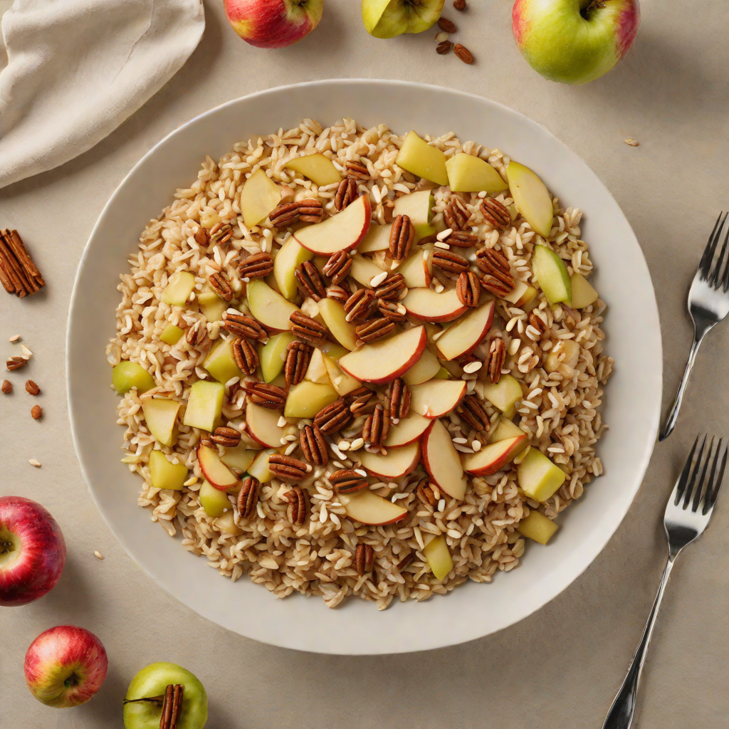 Warm Spiced Apple and Cinnamon Oatmeal