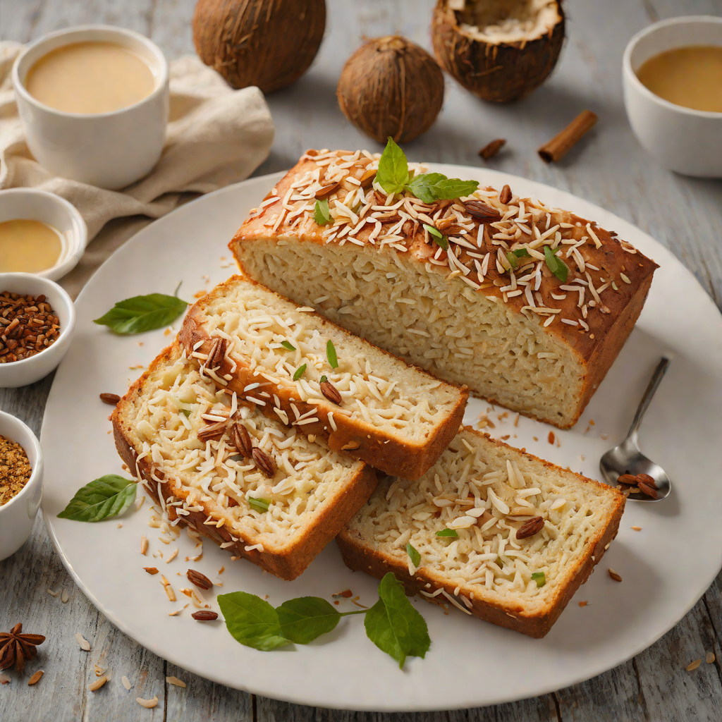 Coconut Bake Bread with Caribbean Spices