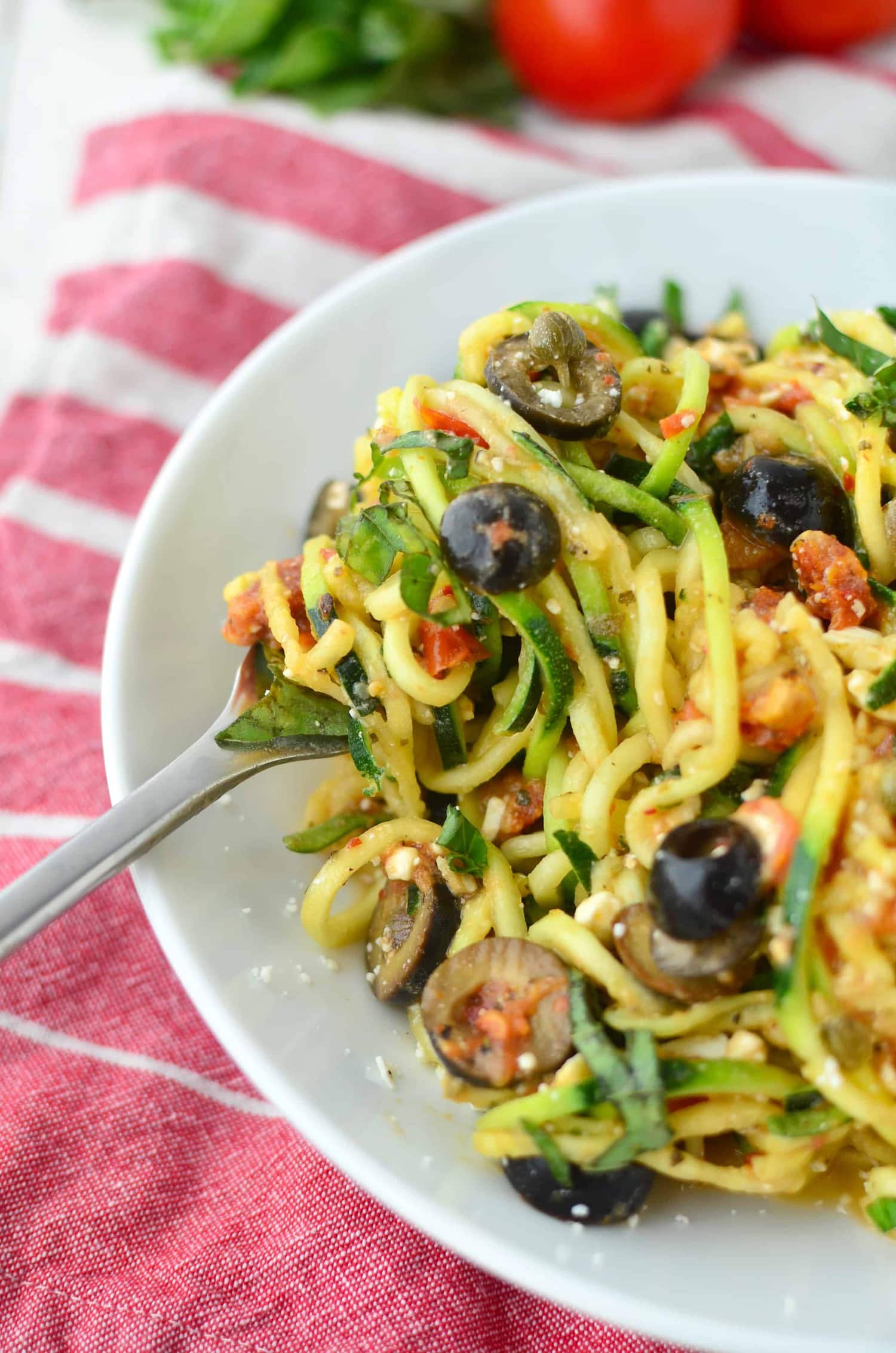 Low-Carb Zucchini Noodles Pasta