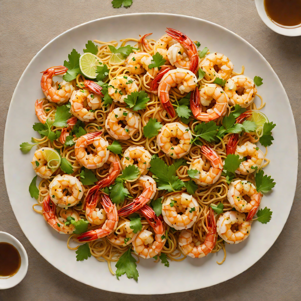 Keto Stir-Fried Shrimp with Garlic and Ginger
