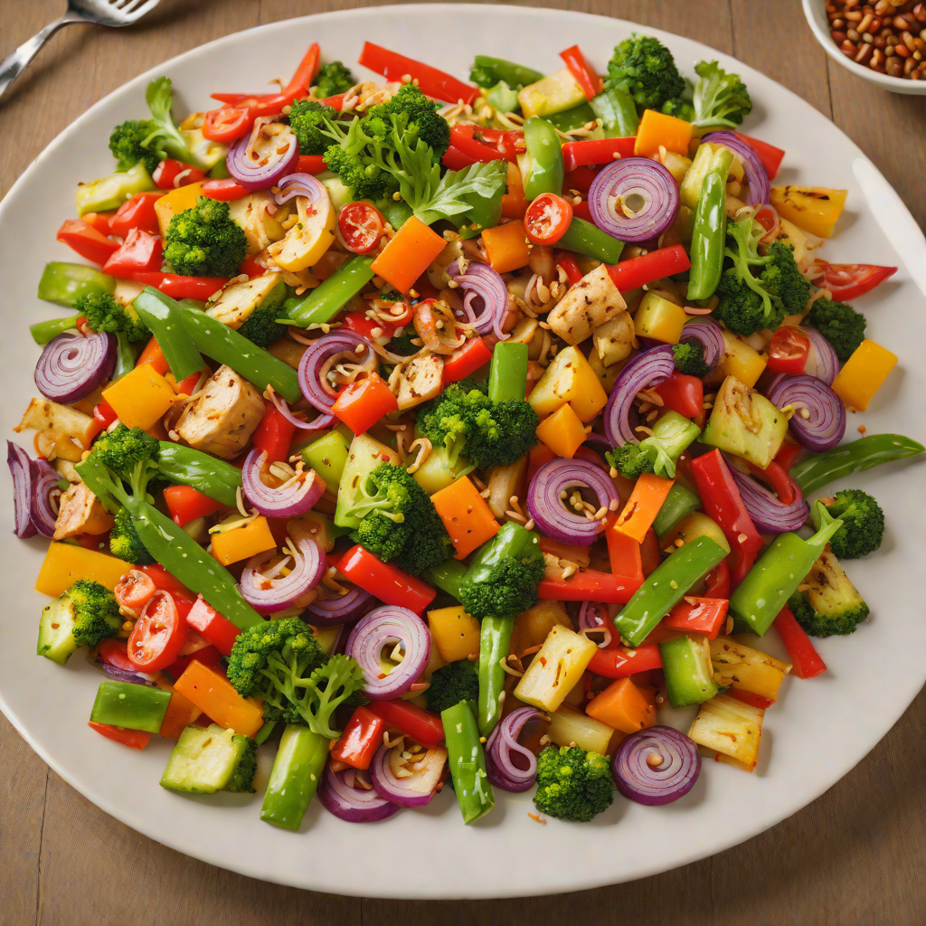 Sweet and Spicy Stir-Fry Vegetables