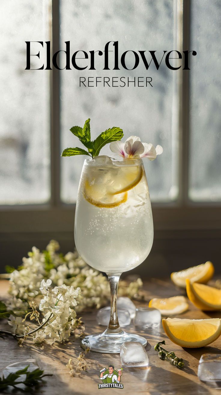 Berry-Infused Elderflower Refresher