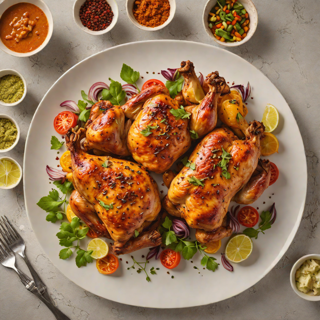 Roasted Peri-Peri Chicken with South African Spices