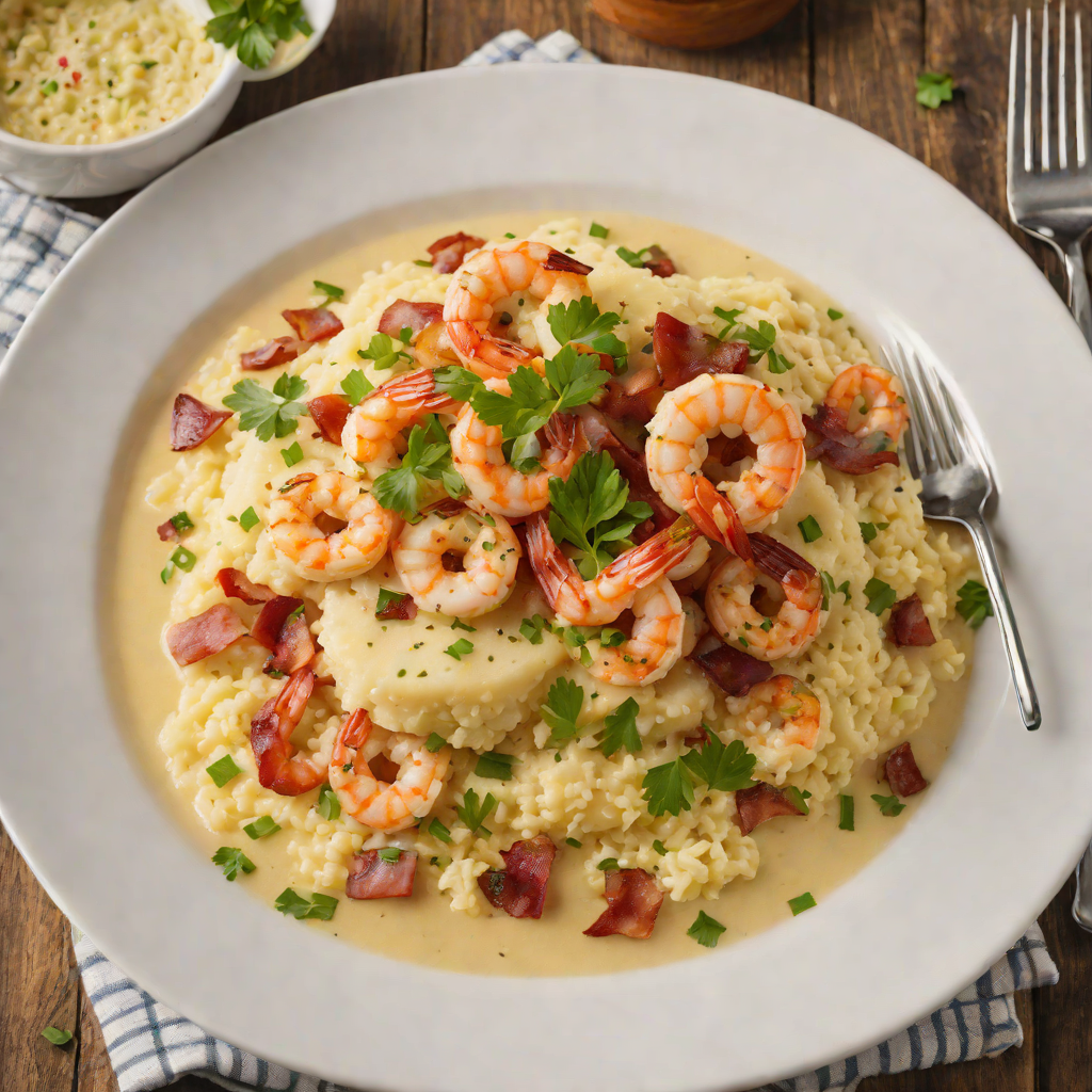 Southern-Style Shrimp and Grits with Smoked Bacon