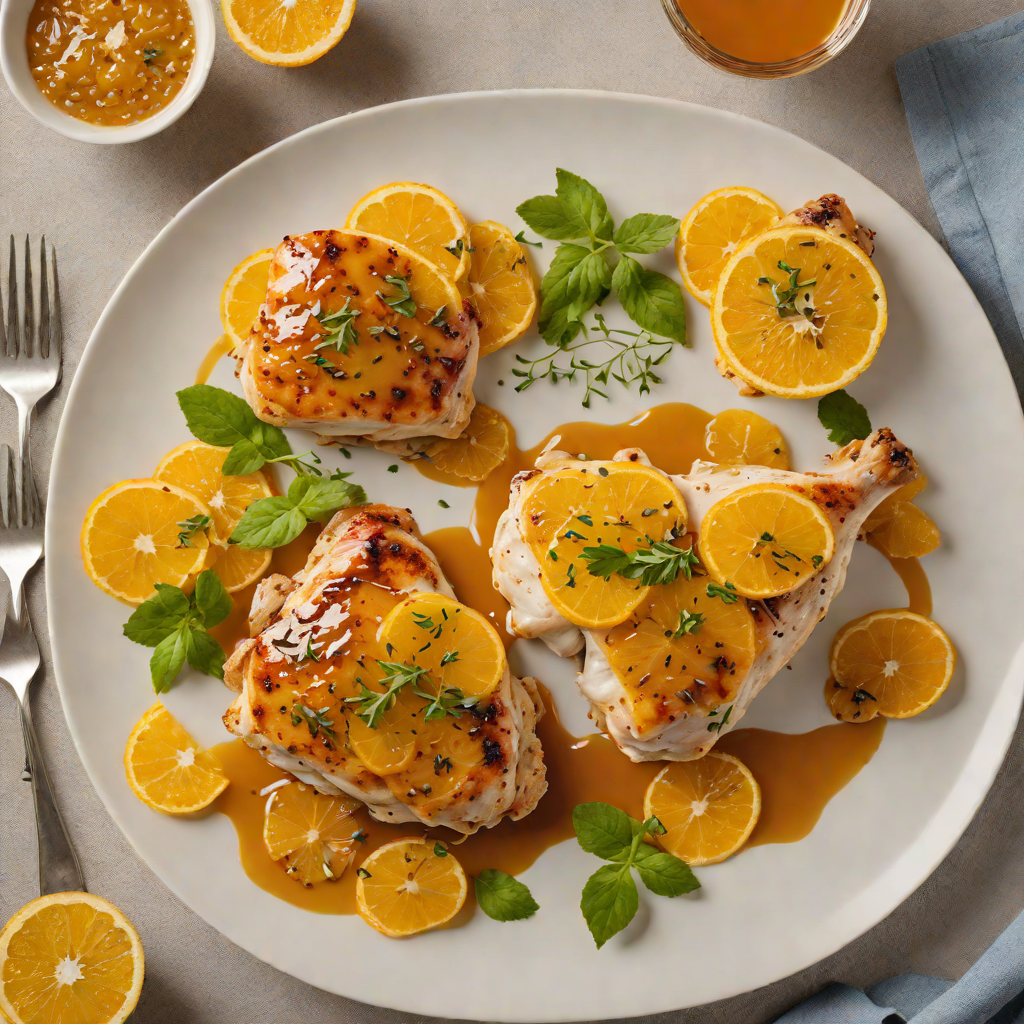 Pan-Seared Citrus Chicken with Florida Orange Glaze