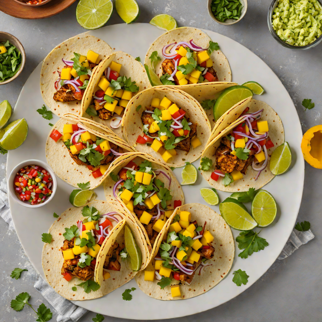 Sanford-Style Blackened Fish Tacos with Mango Salsa