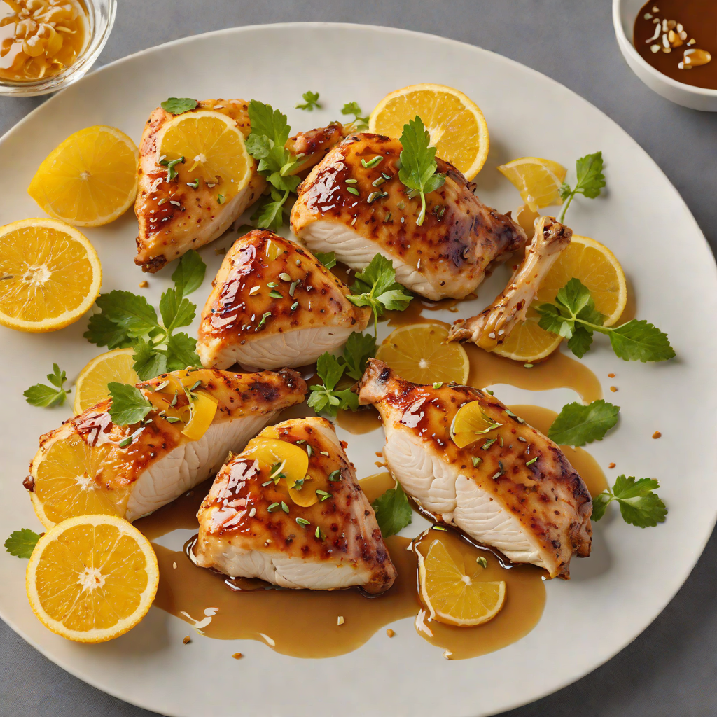 Pan-Seared Chicken with Citrus and Local Florida Honey Glaze