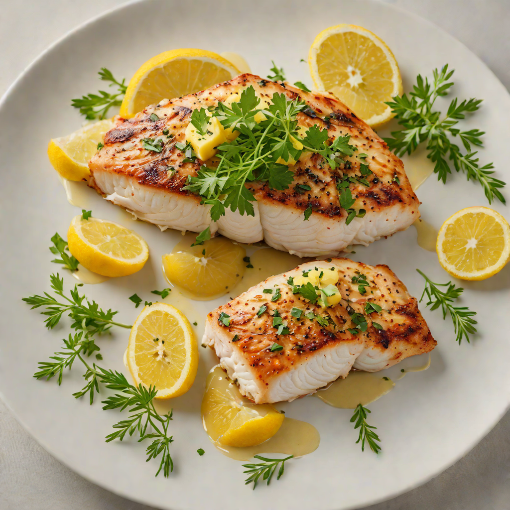 Pan-Seared Grouper with Citrus-Herb Butter