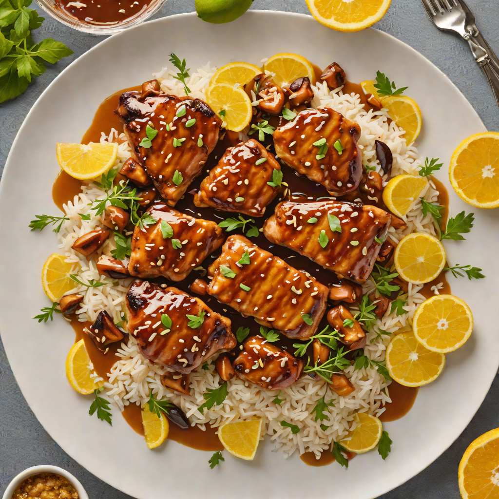 Honey-Glazed Bourbon Chicken with Apalachicola Citrus