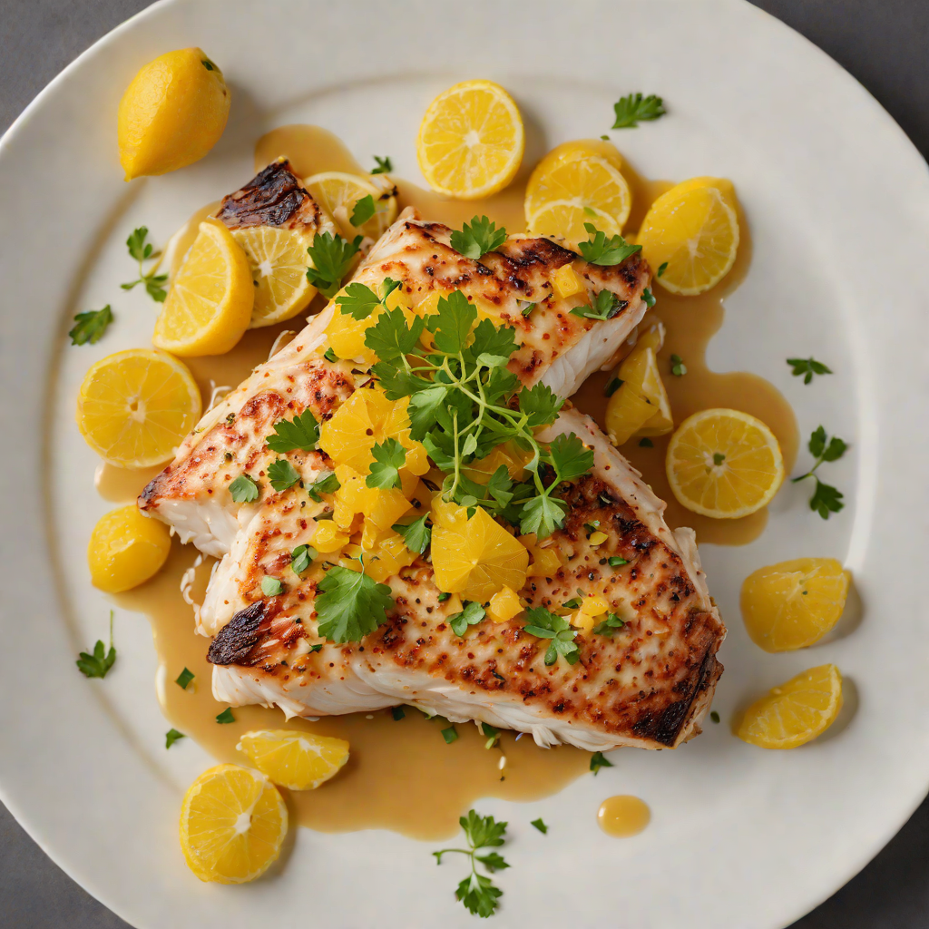 Pan-Seared Grouper with Florida Citrus Glaze