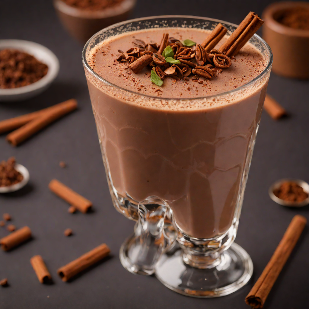 Chocolate-Spiced Mexican Hot Drink with Cinnamon and Chili