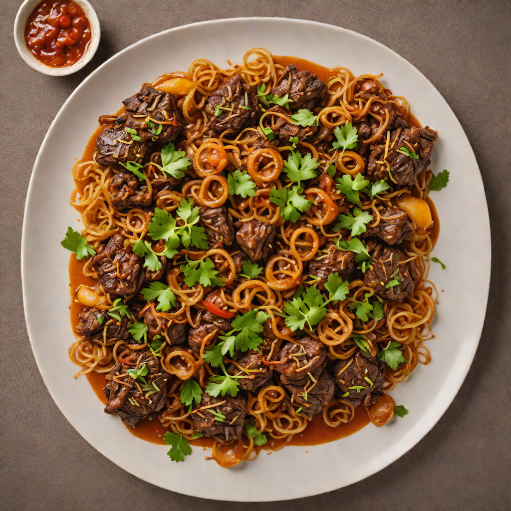 Spiced Ethiopian-Inspired Lamb Tibs with Caramelized Onions