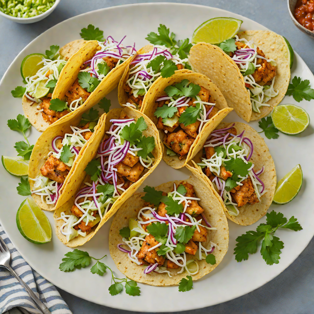 Spiced Pan-Fried Fish Tacos with Cilantro Lime Slaw