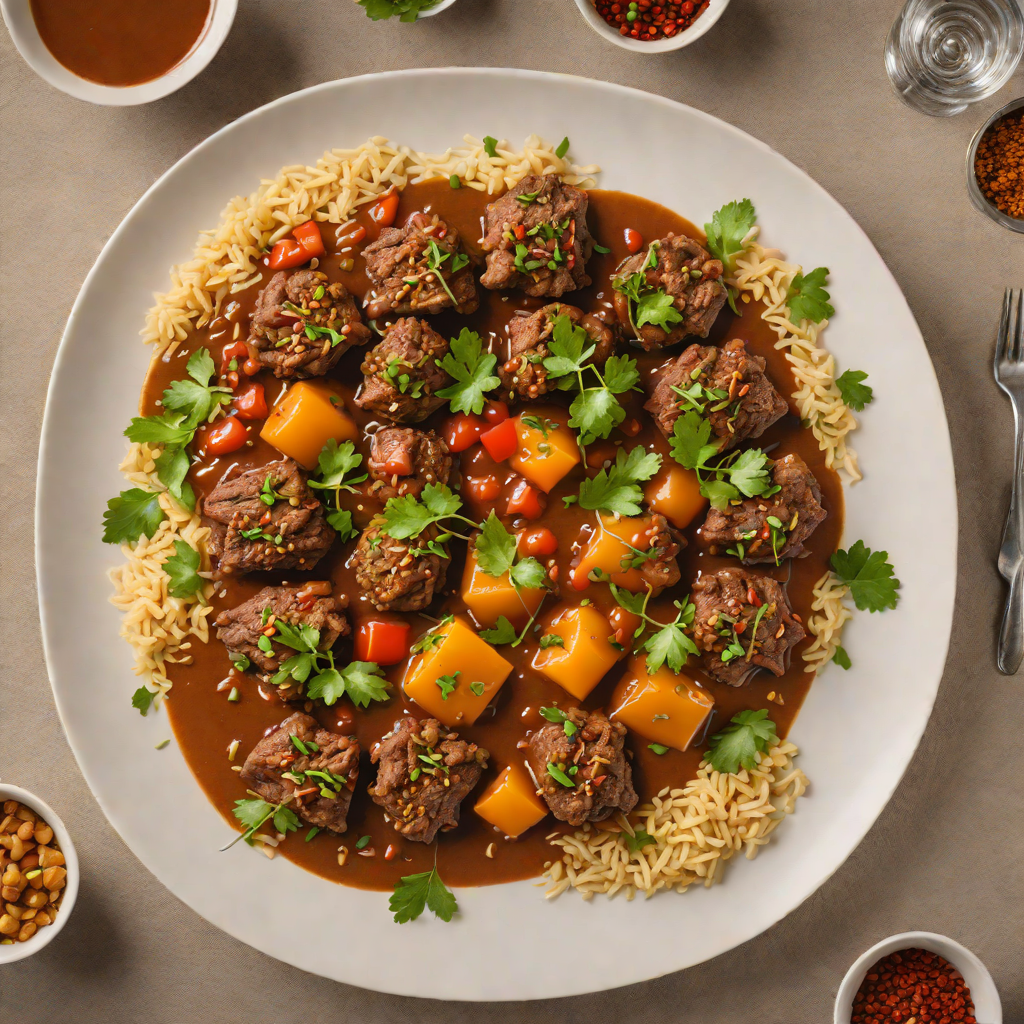 Slow-Braised Spiced Lamb Tibs with Berbere and Niter Kibbeh