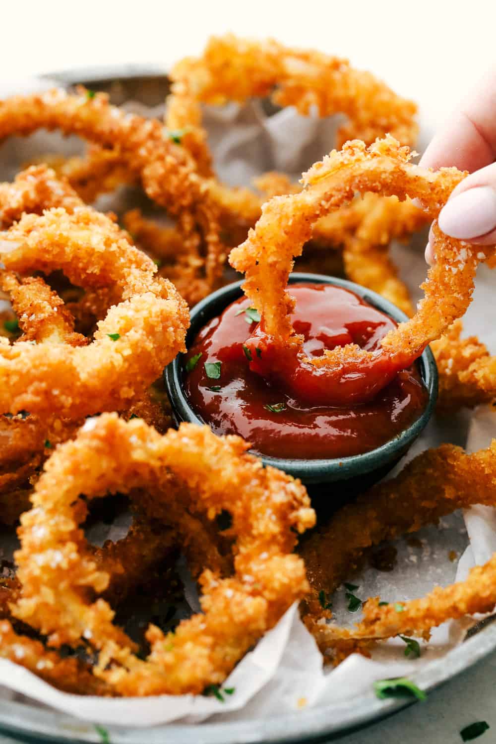 Crispy Battered Onion Rings
