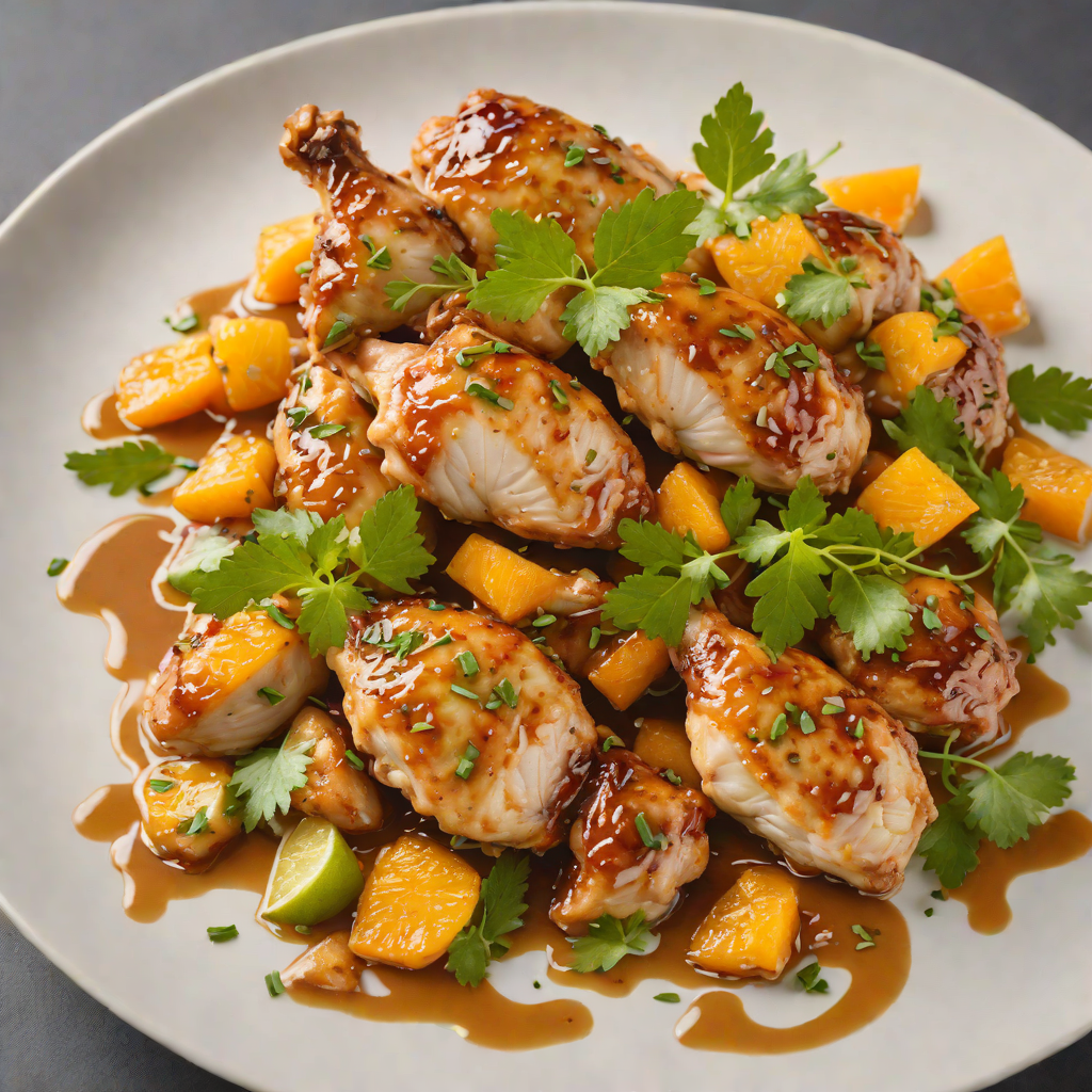Sautéed Chicken with Orange and Ginger Glaze