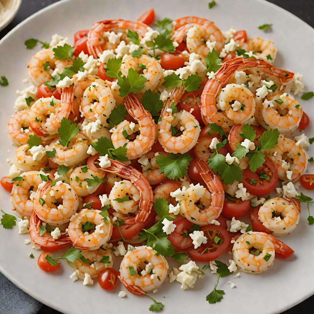 Sautéed Shrimp with Garlic, Tomatoes, and Feta