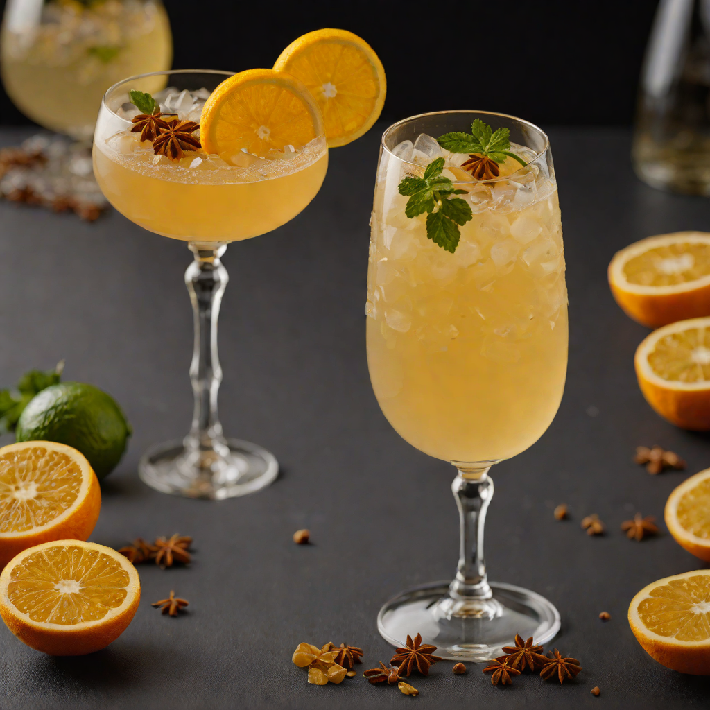 Citrus-Spiced Gin and Honey Cocktail