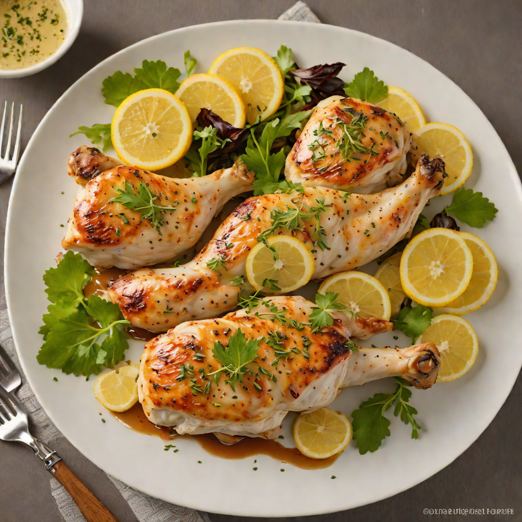 Pan-Seared Chicken with No-Sugar Lemon Pepper Glaze