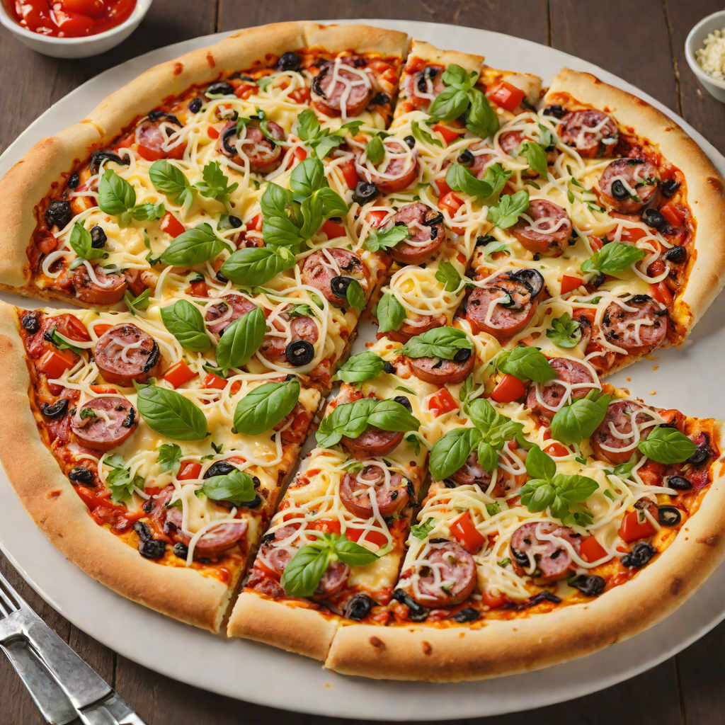Grilled Brazilian-Style Calabresa Sausage Pizza