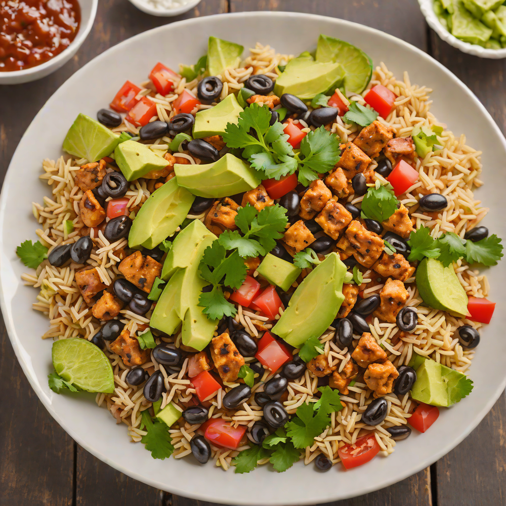 Tex-Mex Chicken and Black Bean Burrito Bowl