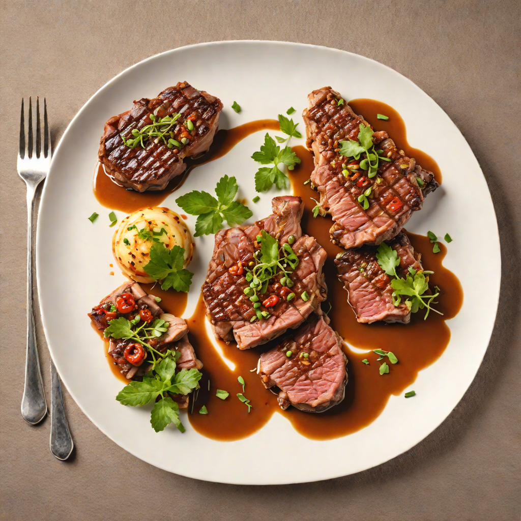 Namibian-Inspired Grilled Game Meat with Savory Mop Sauce