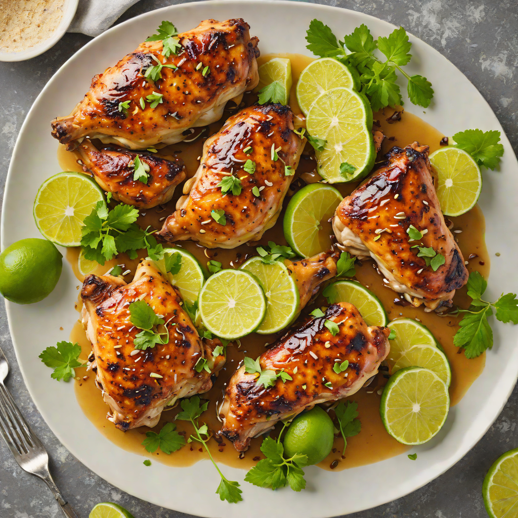 Sheet Pan Honey-Lime Caribbean Chicken Thighs