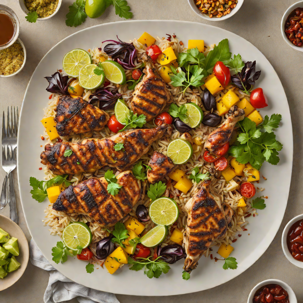 Caribbean-Style Jerk Chicken Sheet Pan Dinner