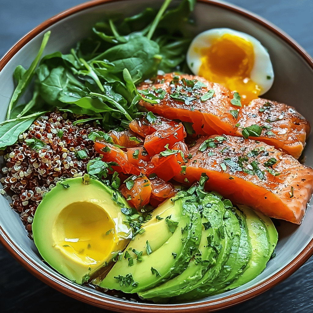 Migraine-Relief Salmon & Avocado Power Bowl