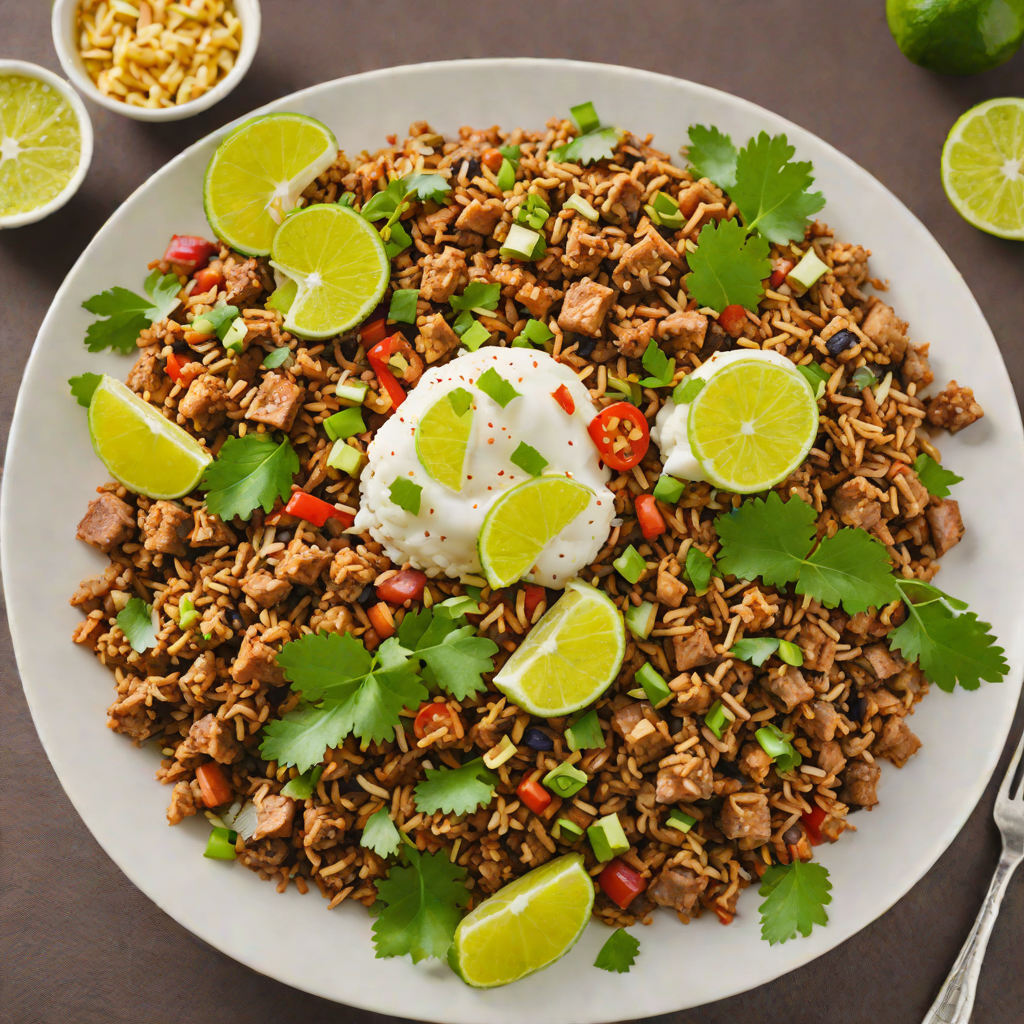 Garlic-Infused Pork Sisig with Sizzling Lime and Chili