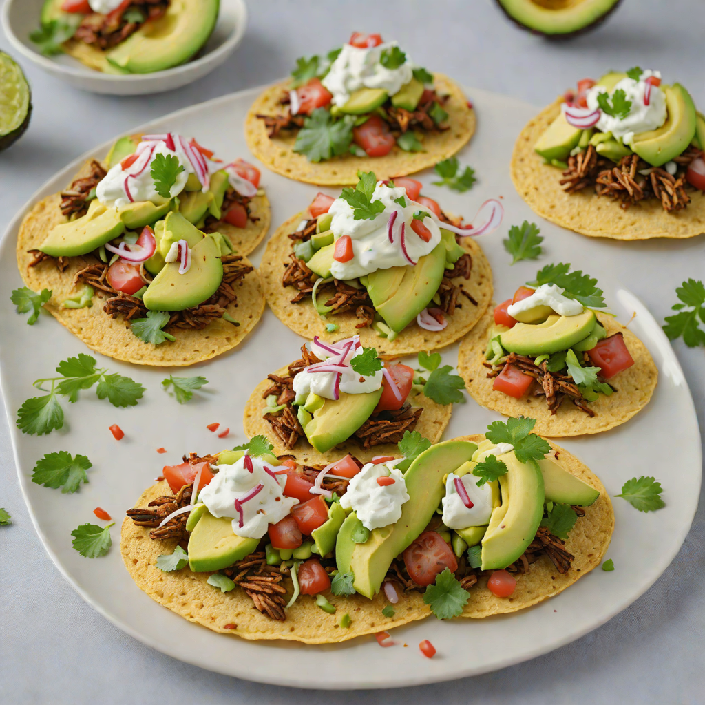 Crisp Fried Grasshopper Tostadas with Avocado Crema