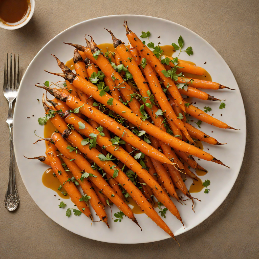 Spiced Coffee-Infused Ethiopian Honey Glazed Carrots