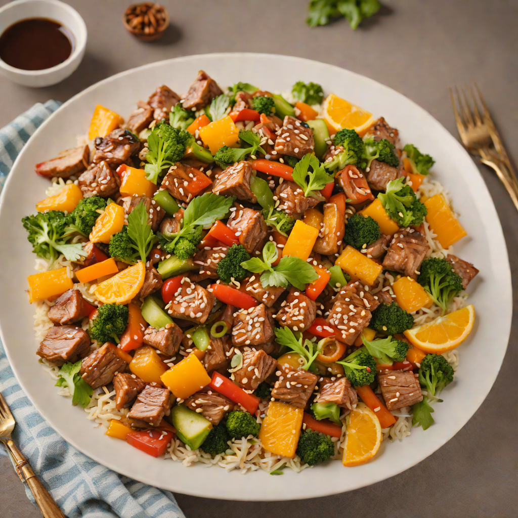 Orange-Cinnamon Spiced Pork Stir Fry